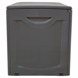 vidaXL Storage Box Black 118x53x57 cm Polypropylene Storage Chest Blanket Box - Additional view 6