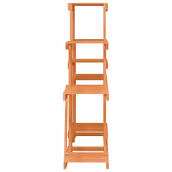 vidaXL Flower Stand Plant Stand Flower Pot Holder Planter Rack Solid Wood Fir - light brown, 110 x 25 x 96 cm/without wheels - Additional view 6