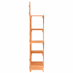 vidaXL Flower Stand Plant Stand Flower Pot Holder Planter Rack Solid Wood Fir - light brown, 60 x 25 x 130 cm/without wheels - Additional view 4