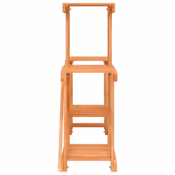 vidaXL Flower Stand Plant Stand Flower Pot Holder Planter Rack Solid Wood Fir - light brown, 90 x 25 x 73.5 cm/without wheels - Additional view 4