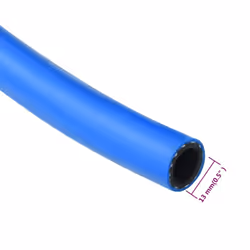 vidaXL Air Hose Pneumatic Hose Pipe Air Compressor Hose Air Line Blue PVC - without accessories, 0.7"/5 m - Additional view 5