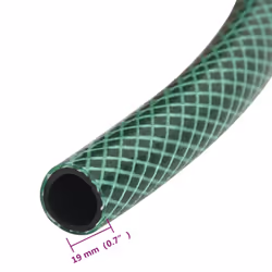 vidaXL Garden Hose Pool Hose Pipe Reel Swimming Pool Water Hose Green PVC - Additional view 5