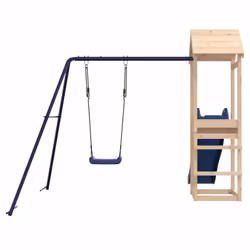 vidaXL Outdoor Playset Wooden Playground Set Swing Set Wood Pine - solid pinewood - Additional view 6