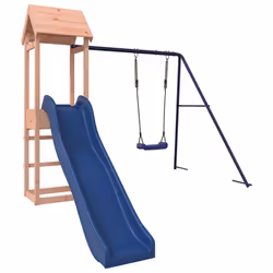 vidaXL Outdoor Playset Wooden Playground Set Swing Set Wood Pine - solid douglas wood