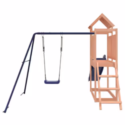 vidaXL Outdoor Playset Wooden Playground Set Kids Swing Set Solid Wood Pine - solid douglas wood - Additional view 6