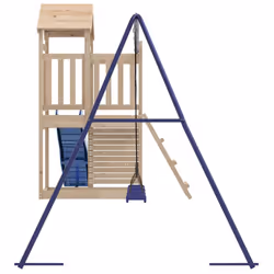 vidaXL Outdoor Playset Wooden Playground Set Swing Set Impregnated Wood Pine - solid pinewood - Additional view 4