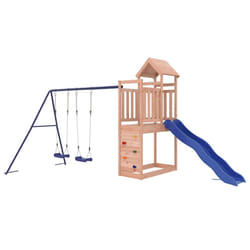 vidaXL Outdoor Playset Solid Wood Douglas playset wooden playset