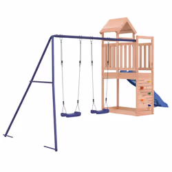 vidaXL Outdoor Playset Solid Wood Douglas playset wooden playset