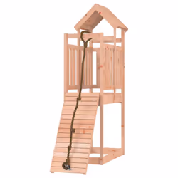 vidaXL Playhouse with Climbing Wall Impregnated Wood Pine Kids Climbing Frame - solid douglas wood