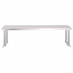 vidaXL Kitchen Work Table with Overshelf Stainless Steel 120x60x115/145 cm - 120 x 60 x 115 cm - Additional view 7