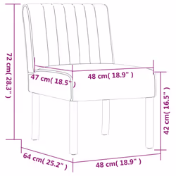 VidaXL 352455 accent chair - Additional view 8