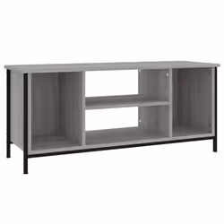 VidaXL 826288, Grey, Wood, Steel, 1020 mm, 350 mm, 450 mm, 1 pc(s)