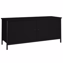 VidaXL 826290, Black, Wood, Steel, 1020 mm, 350 mm, 450 mm, 1 pc(s)