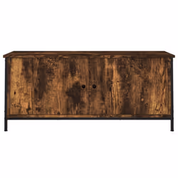 vidaXL TV Cabinet TV Stand Sideboard Media Cabinet with Doors Engineered Wood - smoked oak, 102 x 35 x 45 cm - Additional view 4