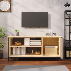 vidaXL TV Cabinet TV Stand Sideboard Media Cabinet TV Unit Engineered Wood - sonoma oak - Additional view 2