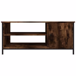 vidaXL TV Cabinet TV Stand Sideboard Media Cabinet TV Unit Engineered Wood - smoked oak - Additional view 4