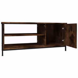 vidaXL TV Cabinet TV Stand Sideboard Media Cabinet TV Unit Engineered Wood - smoked oak - Additional view 5