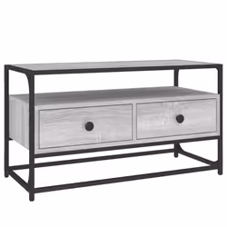 VidaXL 826313, Grey, Wood, Steel, 800 mm, 350 mm, 450 mm, 1 pc(s)