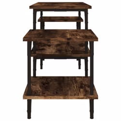 vidaXL TV Cabinet Engineered Wood TV Console Media Unit TV Unit Hifi Cabinet - smoked oak, 117 x 35 x 52 cm - Additional view 5