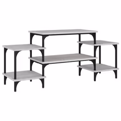VidaXL 826318, Grey, Wood, Steel, 1170 mm, 350 mm, 520 mm, 1 pc(s)