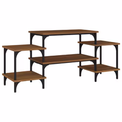 VidaXL 826319, Wood, Wood, Steel, 1170 mm, 350 mm, 520 mm, 1 pc(s)