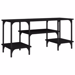 VidaXL 826330, Black, Wood, Steel, 1020 mm, 350 mm, 455 mm, 1 pc(s)