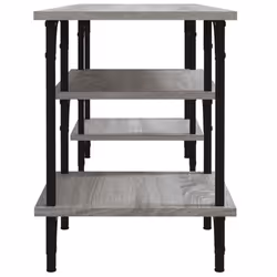 vidaXL TV Cabinet TV Stand Sideboard Media Cabinet TV Unit Engineered Wood - grey sonoma - Additional view 5