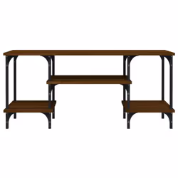 vidaXL TV Cabinet TV Stand Sideboard Media Cabinet TV Unit Engineered Wood - brown oak - Additional view 4
