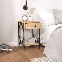 VidaXL 826338 nightstand/bedside table Oak