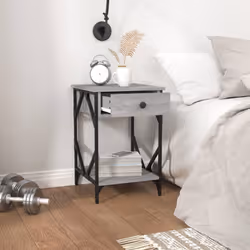 VidaXL 826341 nightstand/bedside table Oak