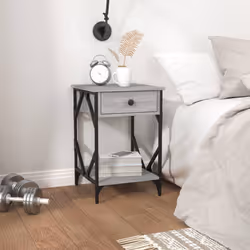 VidaXL 826342 nightstand/bedside table Oak