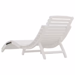 vidaXL Sun Lounger Recliner Outdoor Chair Wooden Sunbed Solid Wood Acacia - 1 sunlounger - Additional view 4