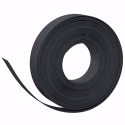 vidaXL Garden Edging Patio Lawn Edging Garden Border Rolls 5 pcs Polyethylene - black, 10 x 0.1 m