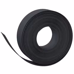 vidaXL Garden Edging Patio Lawn Edging Garden Border Rolls 5 pcs Polyethylene - black, 10 x 0.15 m