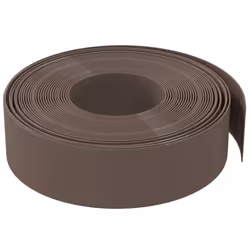 vidaXL Garden Edging Patio Lawn Edging Garden Border Rolls 5 pcs Polyethylene - brown, 10 x 0.15 m