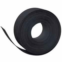 vidaXL Garden Edging Patio Lawn Edging Garden Border Rolls 5 pcs Polyethylene - black, 10 x 0.2 m