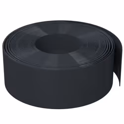 vidaXL Garden Edging Patio Lawn Edging Garden Border Rolls 5 pcs Polyethylene - black, 10 x 0.2 m