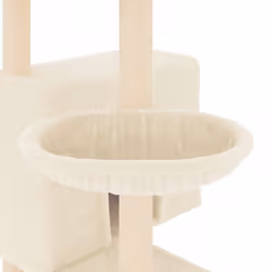 vidaXL Cat Tree with Sisal Scratching Posts Cat Scratch Tower Cat Climber - cream - Additional view 6