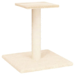 vidaXL Cat Scratching Post with Platform Cat Tree Cat Tower Activity Center - cream
