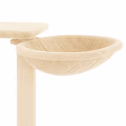 vidaXL Cat Tree with Scratching Posts Cat Tower Cat Climber Activity Center - cream - Additional view 6