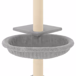 vidaXL Cat Tree with Sisal Scratching Posts Cat Scratch Tower Climber Dark Grey - light grey - Additional view 5