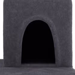 vidaXL Cat Tree with Sisal Scratching Posts Cat Scratch Tower Climber Dark Grey - dark grey - Additional view 5