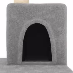 vidaXL Cat Tree with Sisal Scratching Posts Cat Scratch Tower Climber Dark Grey - light grey - Additional view 5