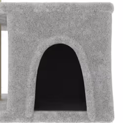 vidaXL Cat Tree with Sisal Scratching Posts Cat Scratch Tower Climber Dark Grey - light grey - Additional view 5