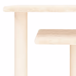vidaXL Cat Scratching Posts with Platforms Cat Tree Pet Cat Climbing Tower - cream - Additional view 4