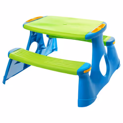 vidaXL Picnic Bench for Children 89.5x84.5x48 cm Polypropylene Outdoor Bench - Additional view 4