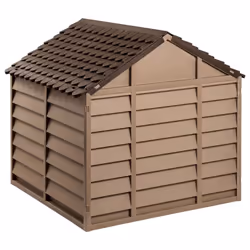 vidaXL Dog House Brown PP Animal Shelter Pet Supply 71x71.5x68 cm/86x84x82 cm - 86 x 84 x 82 cm - Additional view 4