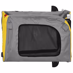 vidaXL Dog Bike Trailer Bicycle Trailer Bike Carriage Oxford Fabric and Iron - yellow - Additional view 8