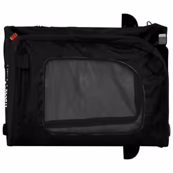 vidaXL Dog Bike Trailer Bicycle Trailer Bike Carriage Oxford Fabric and Iron - black - Additional view 8