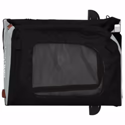 vidaXL Dog Bike Trailer Bicycle Trailer Bike Carriage Oxford Fabric and Iron - black and grey, 125 x 64 x 66 cm - Additional view 8